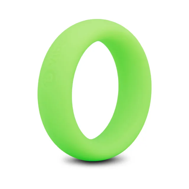 b-Vibe Snug Ring 45mm bright-green C-ring isolated product view