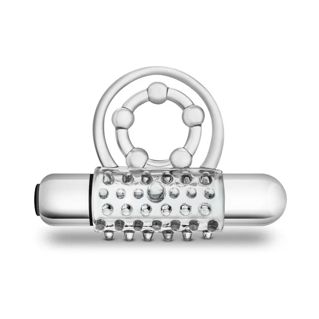 Blush Stay Hard Clear Ring and Silver Bullet front assembly with circular loop and bullet