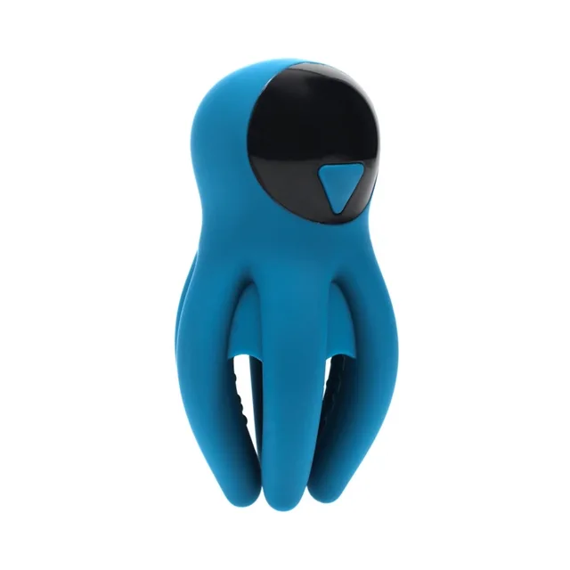 Teal LEVELZ digital head stimulator with four tentacle arms