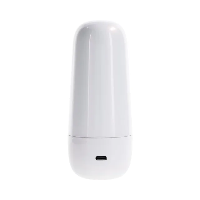 closed white Playboy Jet Set Tapping travel charging case