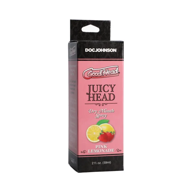 GoodHead Pink Lemonade Dry Mouth Spray retail carton