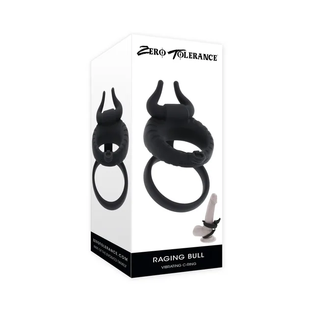 Zero Tolerance Raging Bull Silicone Rechargeable Black