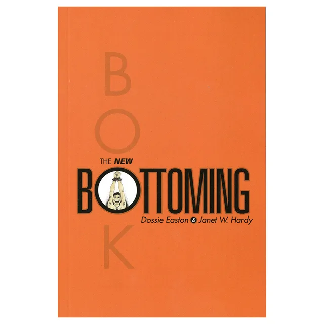 orange New Bottoming Book cover with oversized vertical lettering and black title