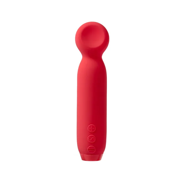 Front view of pink Vita rounded concave wand tip