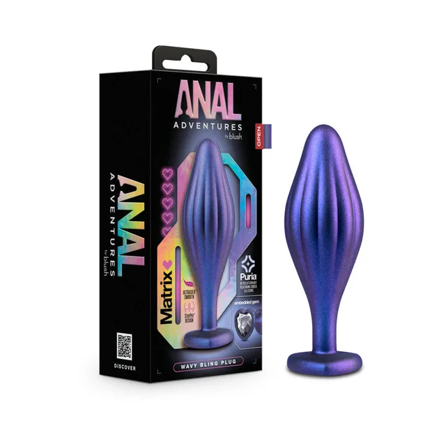 Sapphire Blush Matrix Wavy plug with retail box