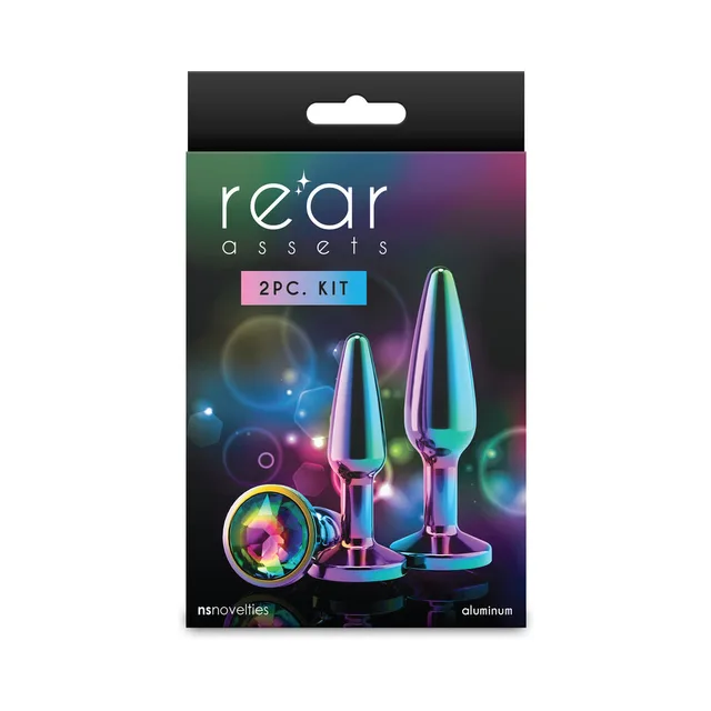 Rainbow Rear Assets two-piece tapered aluminum plug trainer kit on box