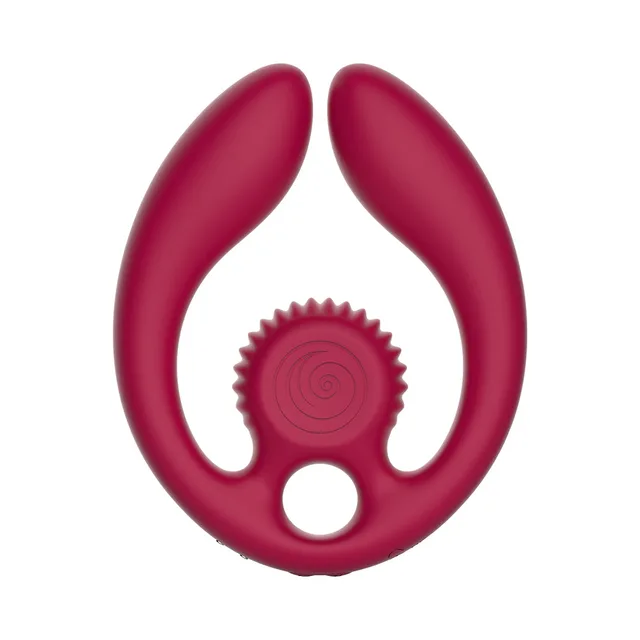 SVibe Snail GIZI Duo Couples Stimulator Burgundy