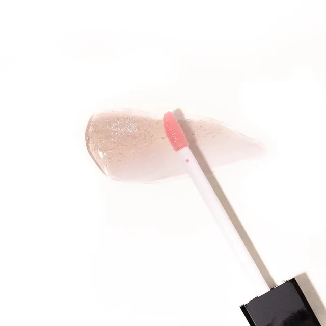 Eye of Love Matchmaker Pink Pulse lip stain wand applicator with pale swatch