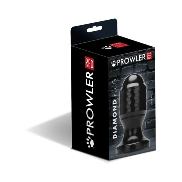 Prowler RED black diamond-textured PVC plug in retail box