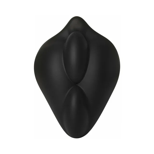 Banana Pants BumpHer black silicone dildo-base cover straight front view
