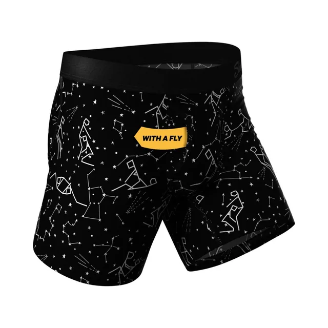 Angled front of size 2XL Big Bang underwear with fly label