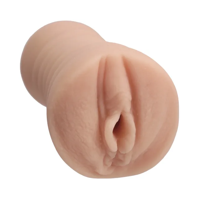 Angled front view of Adira Allure flesh-tone stroker