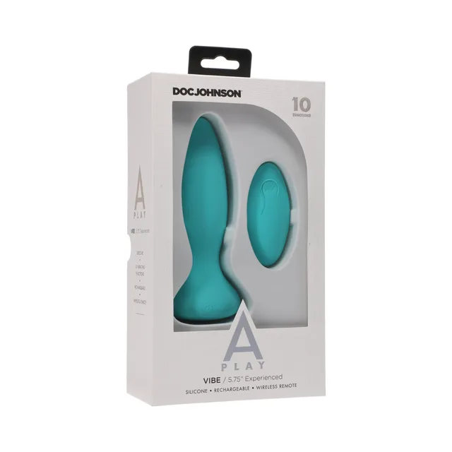 A-Play Experienced teal plug and remote in white retail box