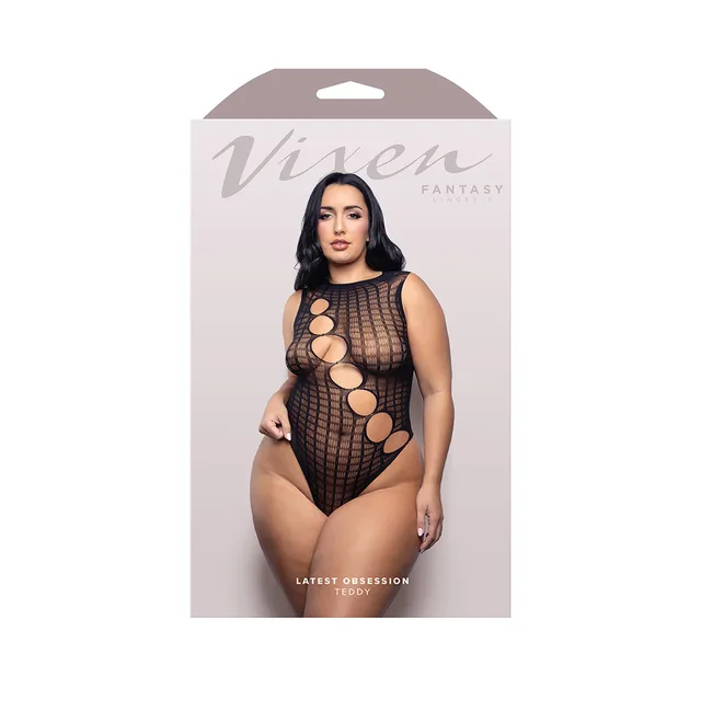Latest Obsession black cutout teddy Queen retail box