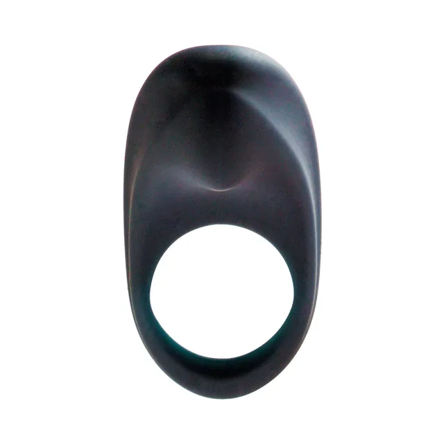 VeDO Overdrive Plus black vibrating ring flat front view showing circular opening