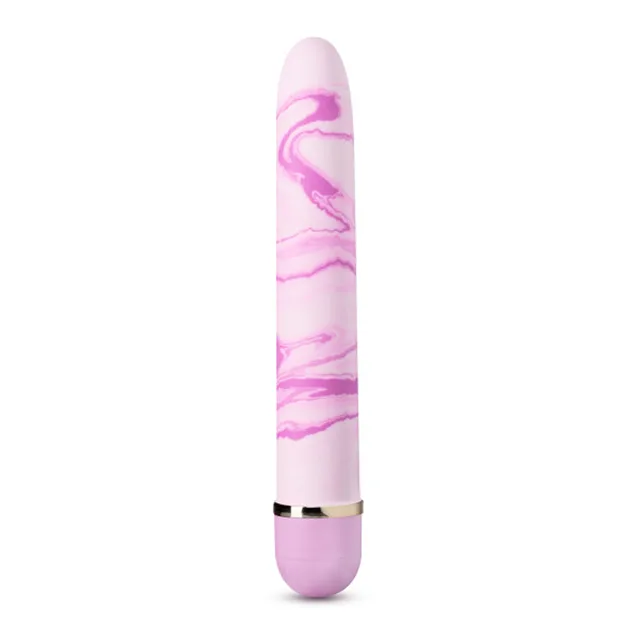 The Collection Strawberry Fields upright pink marble slimline vibrator