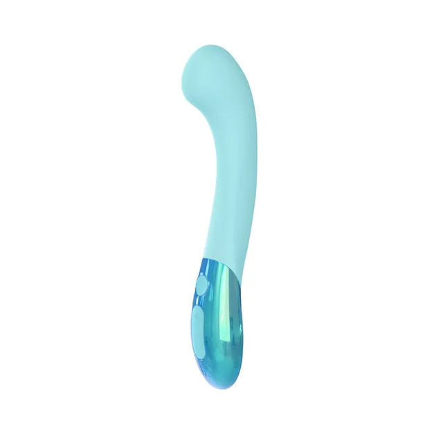 Mint Biird Gii Glow vibrator isolated curved front view