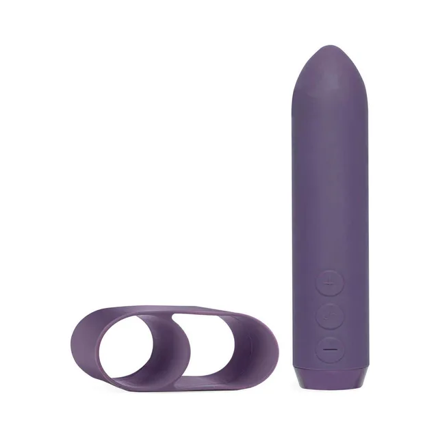 Purple Classic Bullet beside two loop-style sleeve pieces