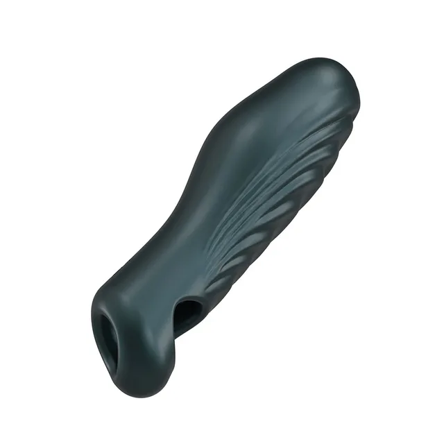 Pine Grey MAN WAN Ryzer sleeve with ridged exterior and tip opening