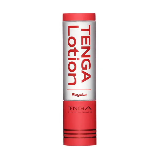 Red and white Tenga Lotion Regular 5.75 oz bottle