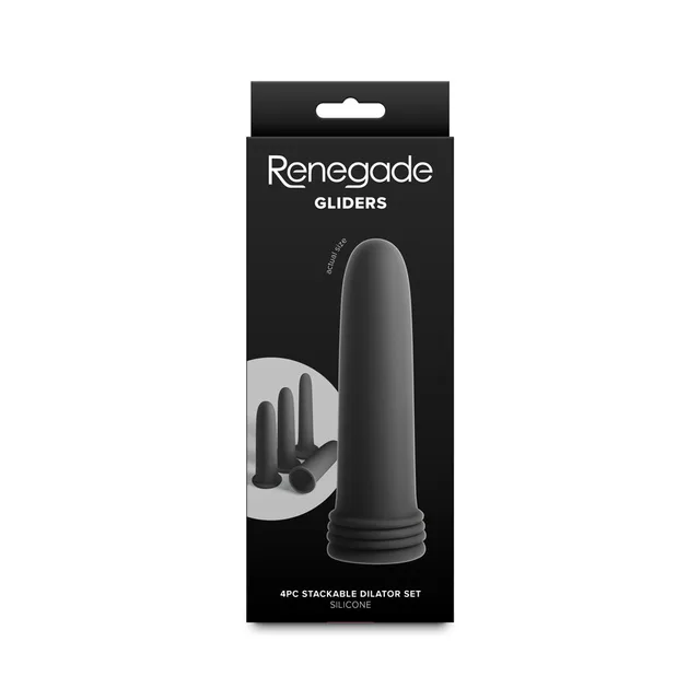 Renegade Gliders black four-piece set in tall black box