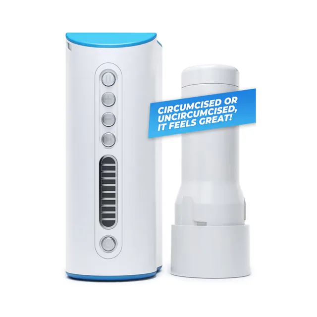 Autoblow Ultra front controls and removable top sleeve