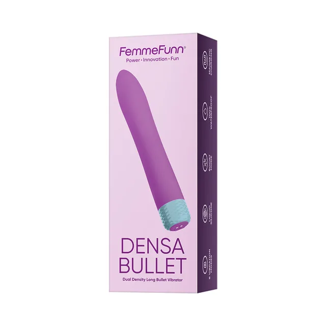 FemmeFunn Densa purple slimline bullet retail box