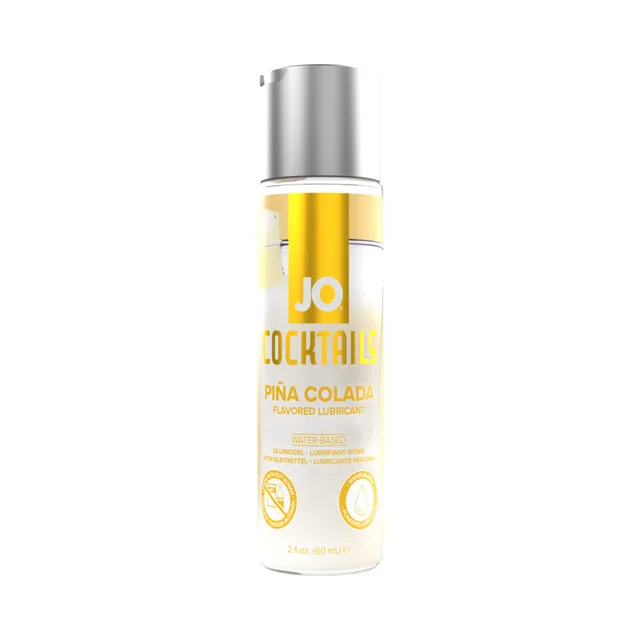 Front of System JO Cocktails Pina Colada 2 oz bottle