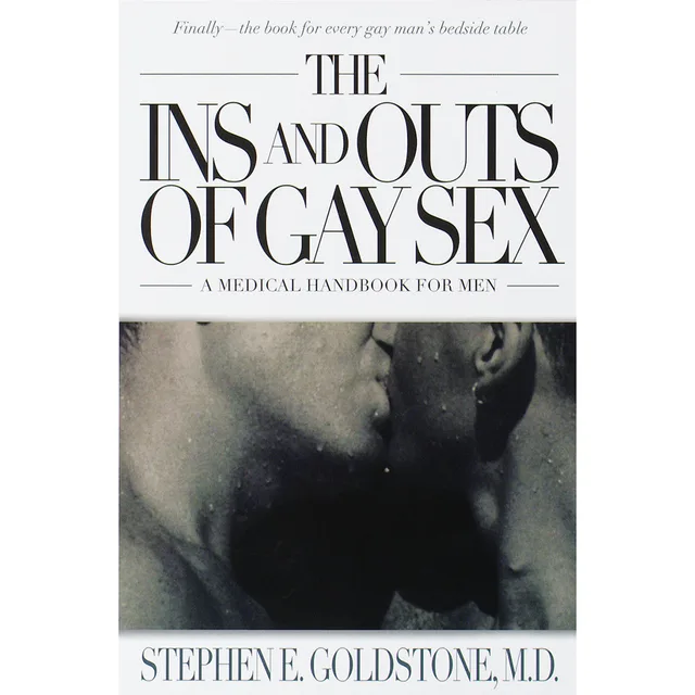 white Ins and Outs of Gay Sex paperback with grayscale torso photograph