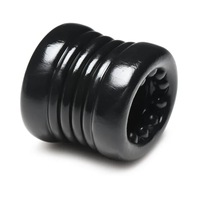 Master Series Ball Stack black layered TPE ring angled side view