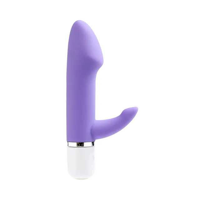 VeDO Eva Orgasmic Orchid upright front view with side arm