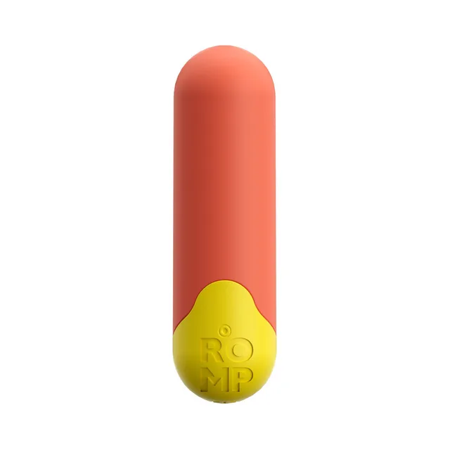 Front view of orange Riot capsule with yellow end cap