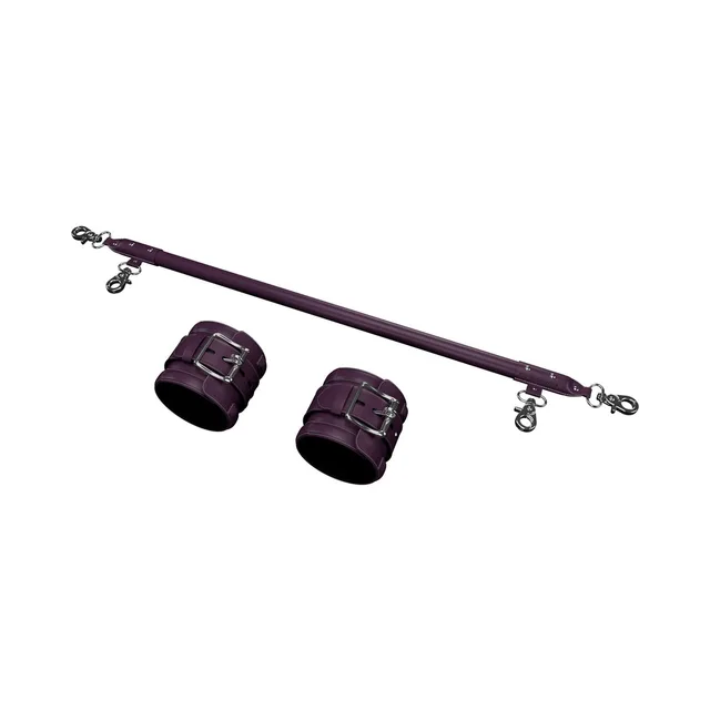 Fifty Shades Entwined Passion purple bar with two matching cuffs