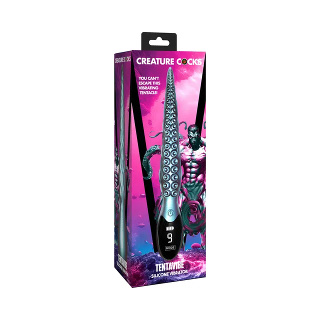 Creature Cocks Tentavibe textured tentacle vibrator in purple box