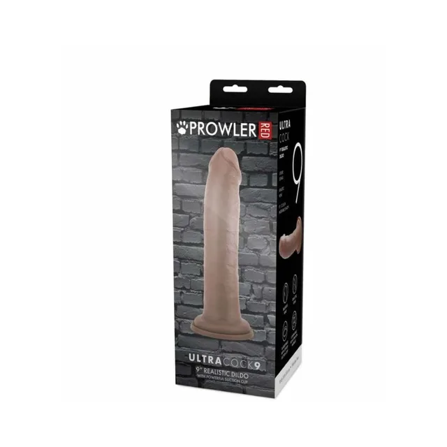 Prowler RED Ultra Cock 9-inch caramel dildo retail box
