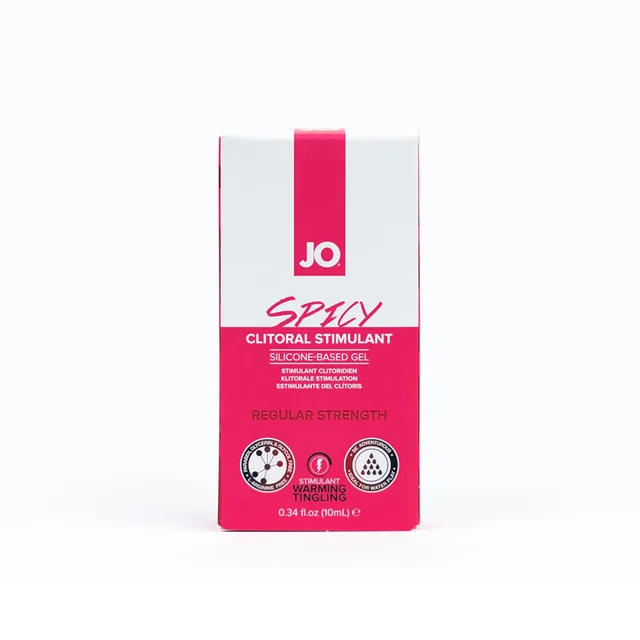 System JO Spicy white-and-pink 0.34-ounce retail box
