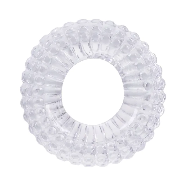 Rock Solid Radial Clear C-Ring isolated front view
