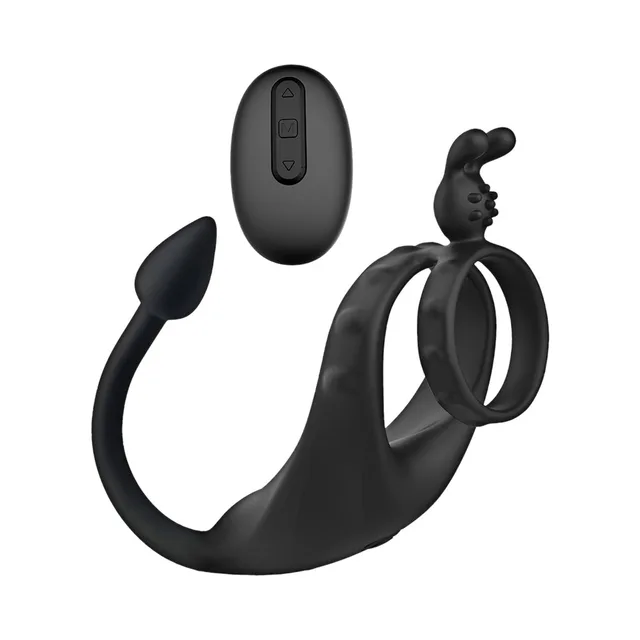 Front view of black Cockpower base, loops and separate remote