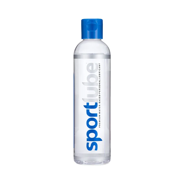 SportLube water-based lubricant 8.1 oz clear bottle
