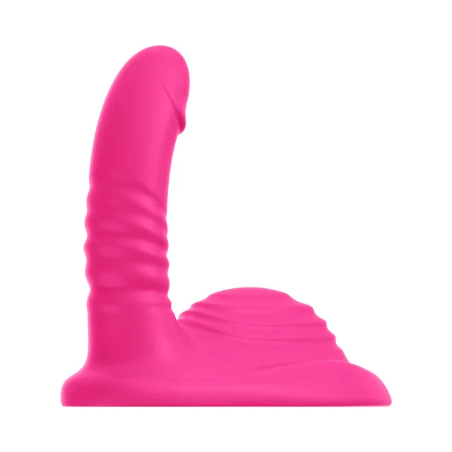 side view of TG21 with ribbed upright shaft and textured oval base