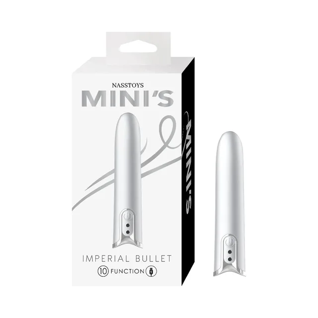 Nasstoys Mini's Imperial silver bullet beside retail box
