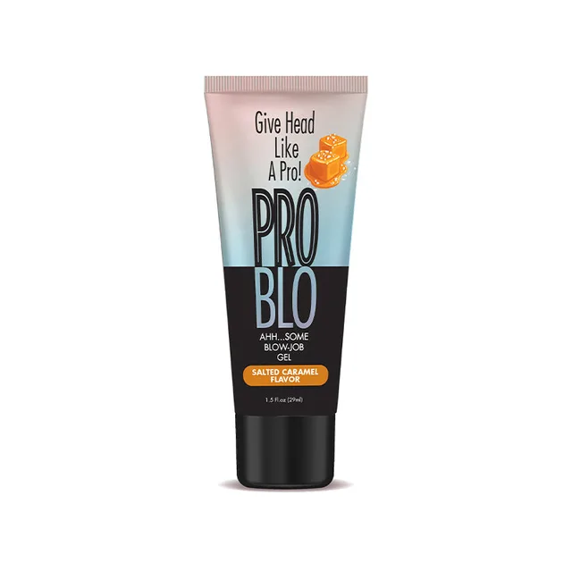 ProBlo Salted Caramel 1.5 oz squeeze tube with black cap