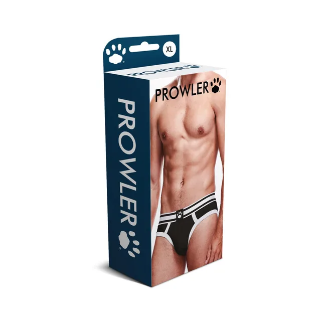 Boxed Prowler brief with black main panel size XL