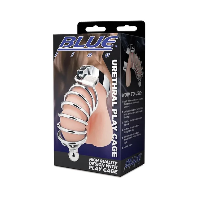 Blue Line Urethral Play Cage retail package