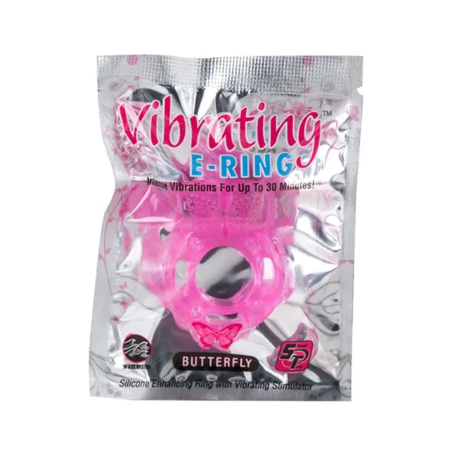 BMS PowerBullet pink butterfly vibrating ring package front