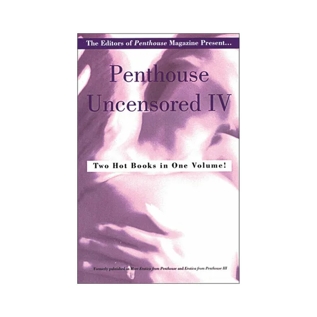 purple Penthouse Uncensored IV paperback cover with soft-focus figure