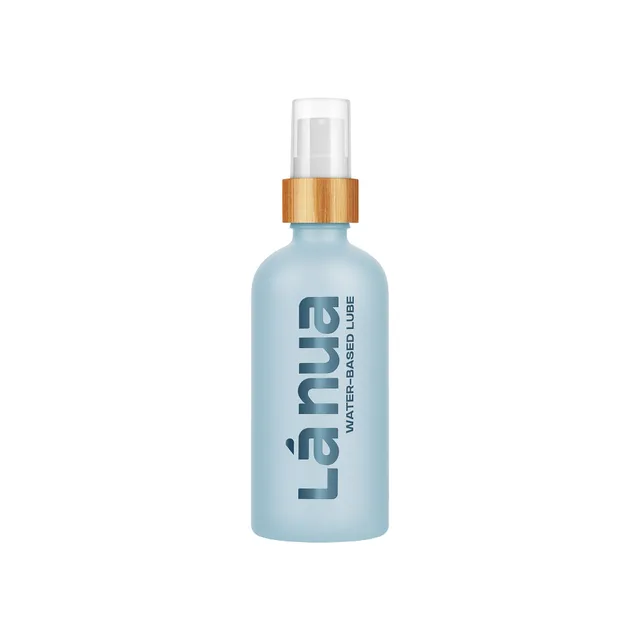 La Nua Unflavored 3.4 oz pale-blue pump bottle