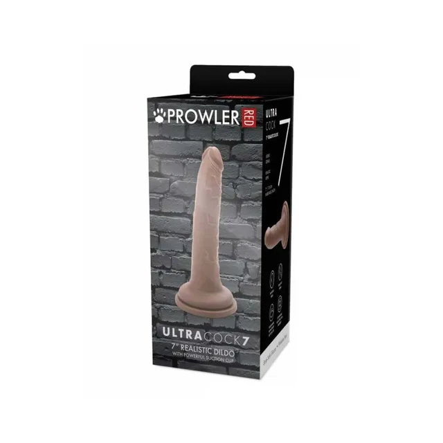 Prowler RED Ultra Cock 7-inch caramel dildo retail box