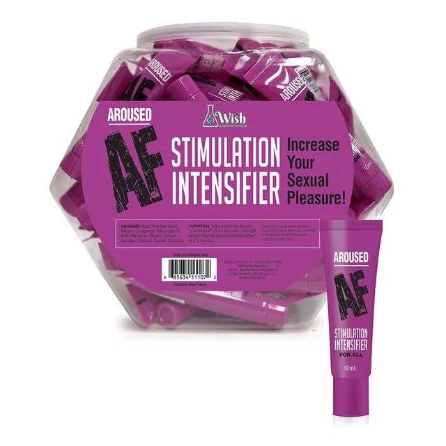 Aroused AF purple 65-piece tube fishbowl display