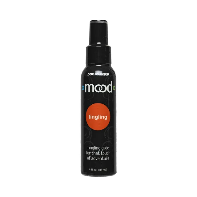 Mood Tingling Lubricant 4 oz black pump bottle front